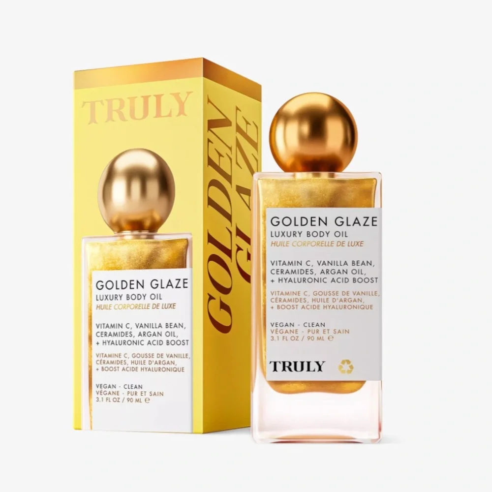 💎 Truly Golden Glaze Luxury Body Oil Full-Size New In Box